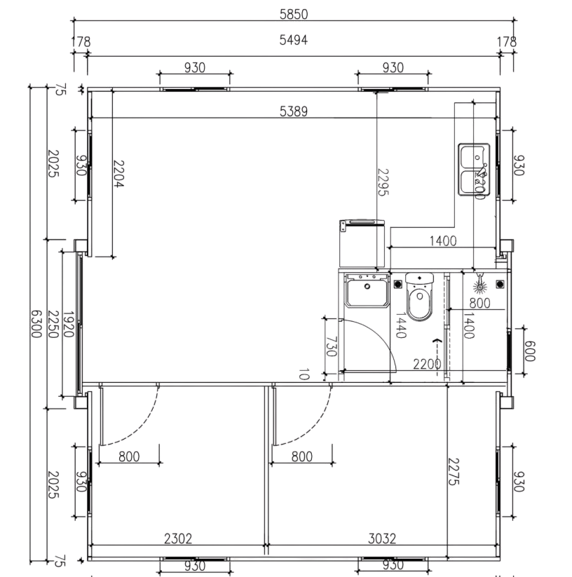 The Luxe floorplan