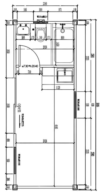The Studio floorplan